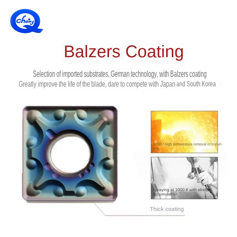 SNMG120404 SNMG120408 CNC 터닝 인서트 사각 네거티브 레이크 러핑 인서트 (강철, 스테인리스강, 주철 가공용)