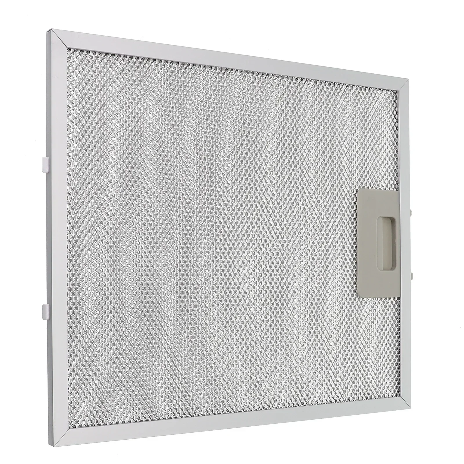 Silver and Silver Range Vents Filter, Fogão de ventilação, Filtro Hood, Dimensões: 305x267x9mm, 1 pc