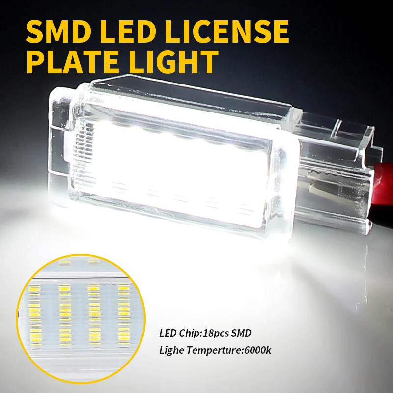 2x LED Luggage compartment trunk lamp light for Chevrolet Camaro Cruze Aveo T300 Corvette Equinox Impala Malibu Sonic Spark Trax - Image 2