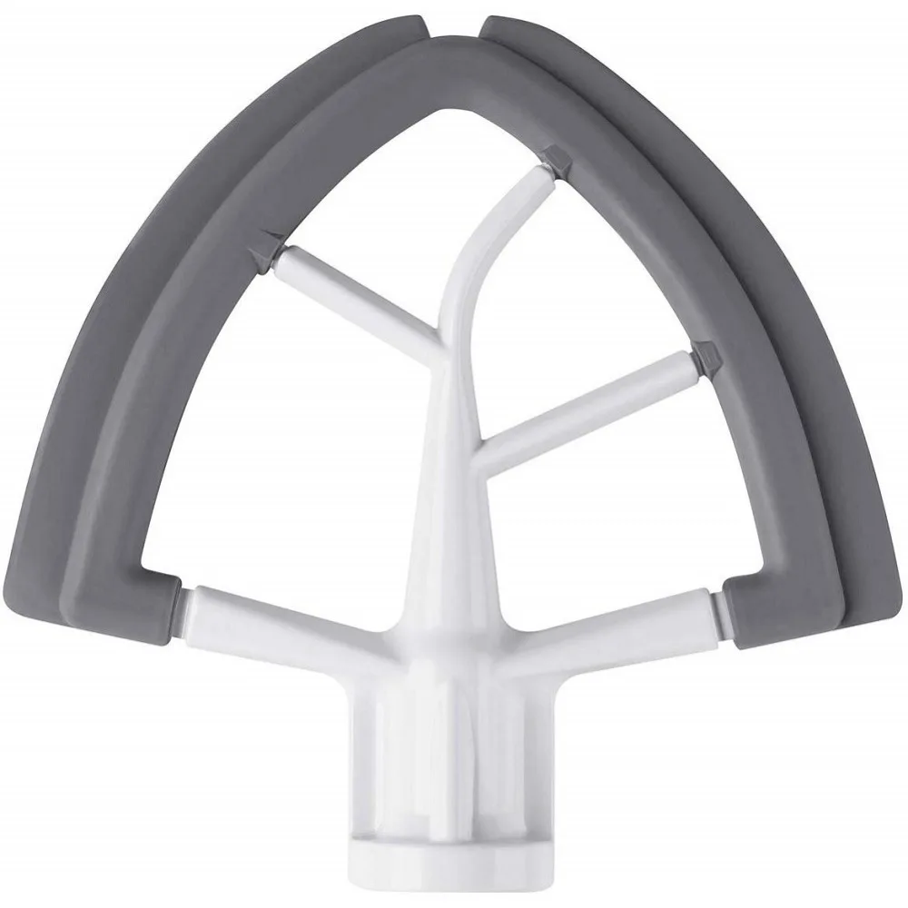 

4.5-5 Quart Flex Edge Beater for KitchenAid Flat Paddle Tilt-Head Stand Mixer with Flexible Silicone Edges Bowl Scraper