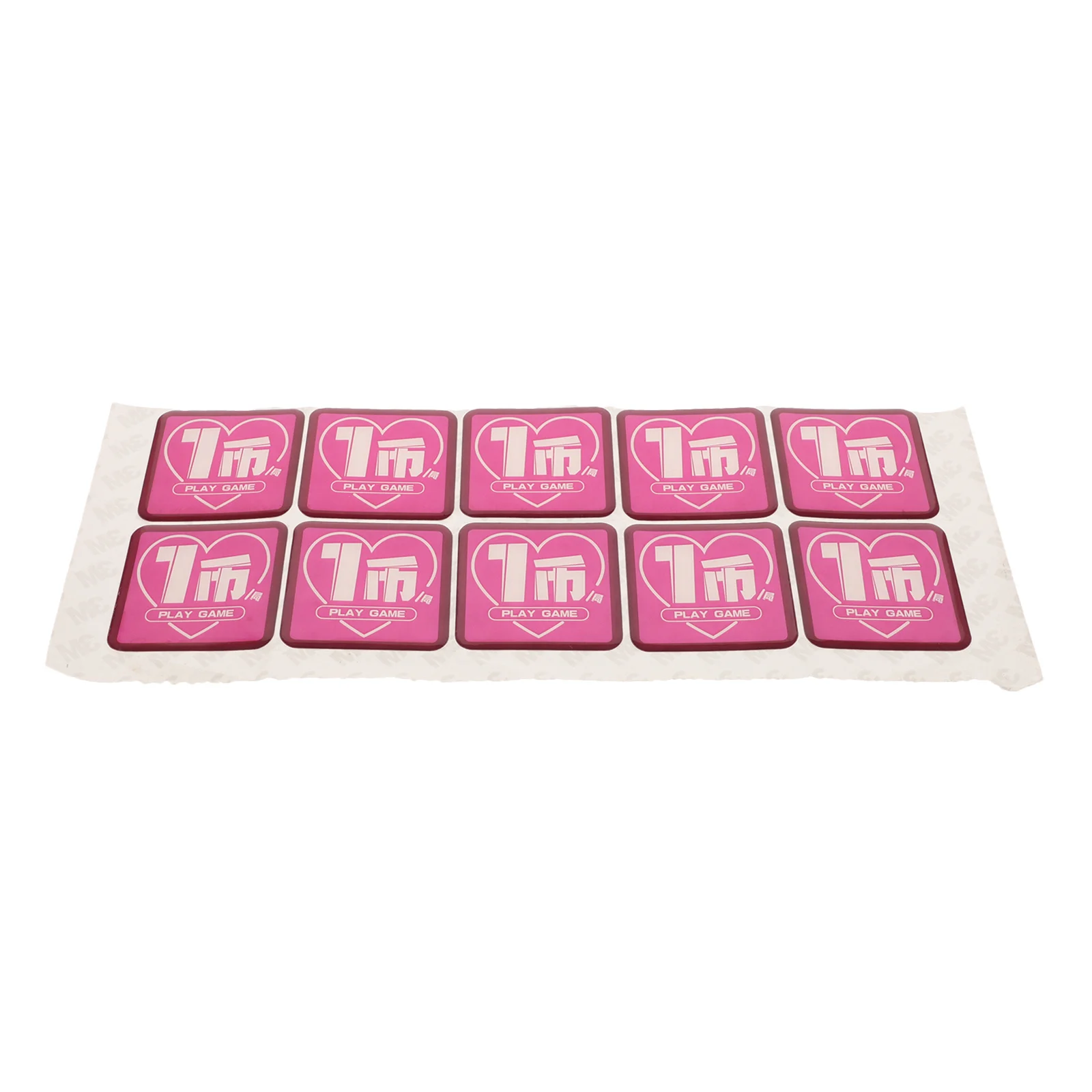 

10pcs Insert Coin Warning Stickers Eye-Catching Game Coin Labels For Supermarkets Shopping Malls Party Favors Gaming