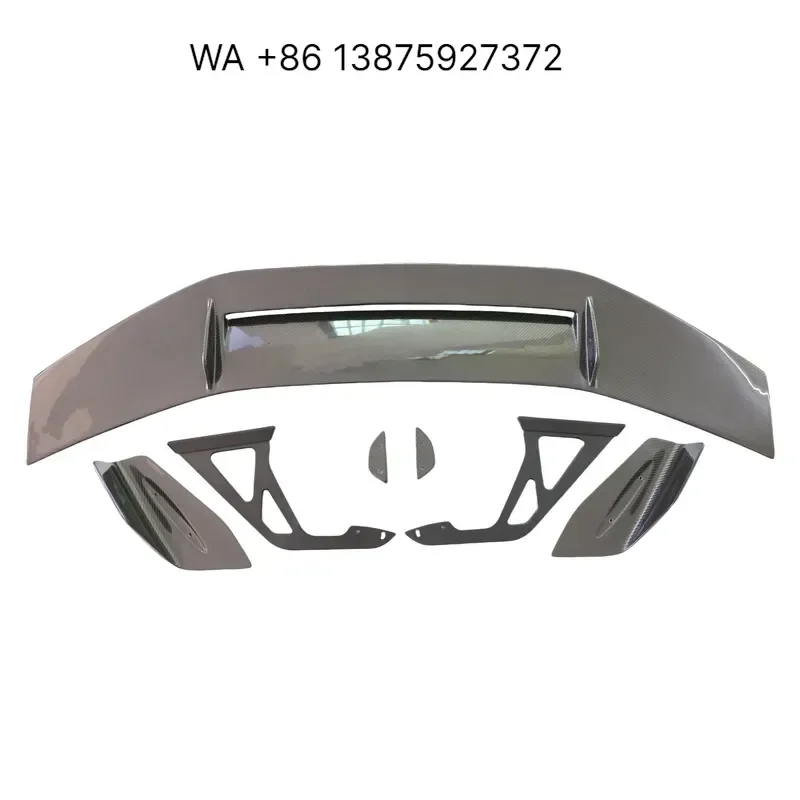 Wmwmnu AD Style 3rd Rear Wing Spoiler for Most Three Box Cars Upgrade New Condition Tailfin Tail Wing