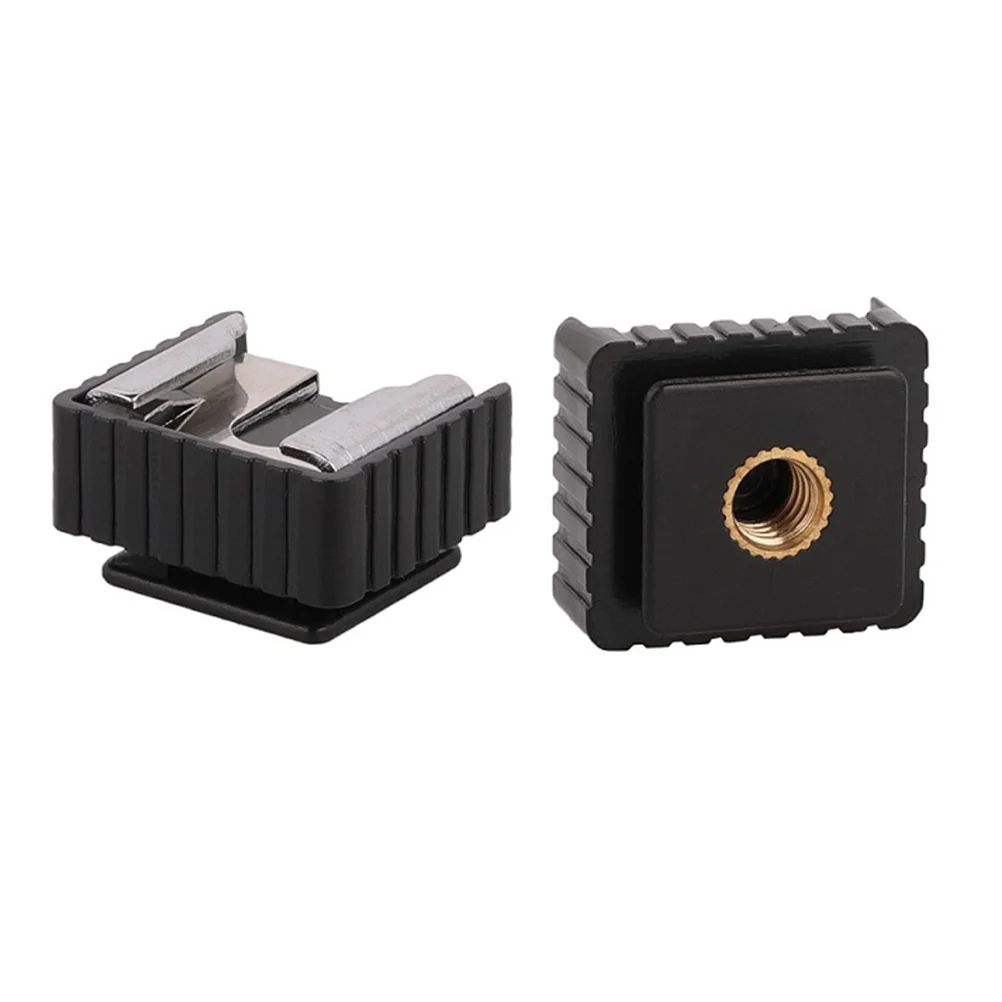 

4Pcs Flash Light Hot Shoe Adapter Black Portable Long Service Life Fix Flashlight Outdoor Photography Universal Holder Clamp