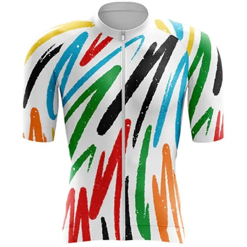 2024 New Pro Cycling Jersey Men Summer Cycling Clothing Mountain Bicycle Jersey Ropa Ciclismo Maillot Bike Clothes