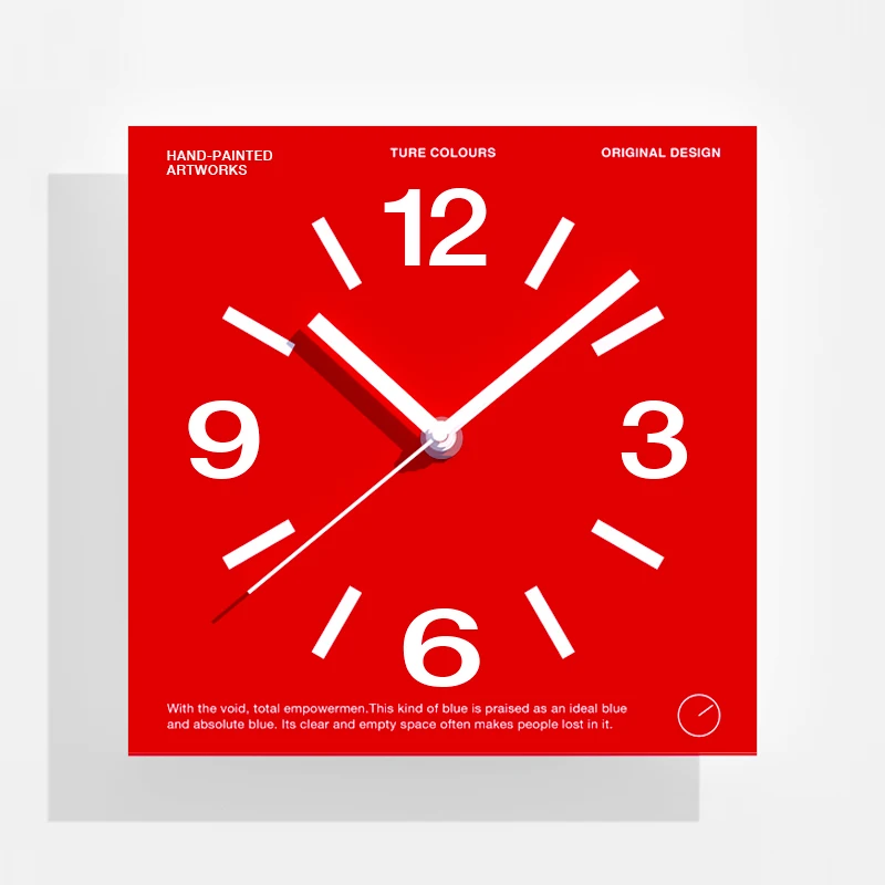 

wall decor Wall hanging art design creativity living room bedroom dining room studio wall clock ultra thin light luxury