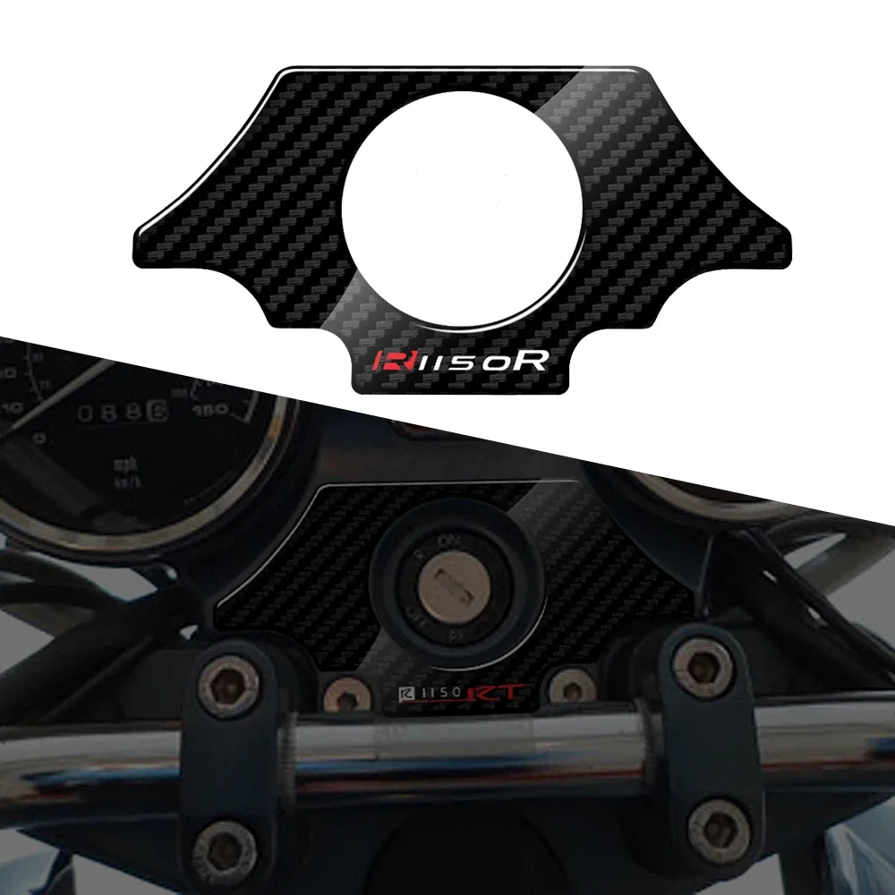 For BMW Motorrad R1150R 2001-2005 3D Carbon-look Upper Triple Yoke Defender