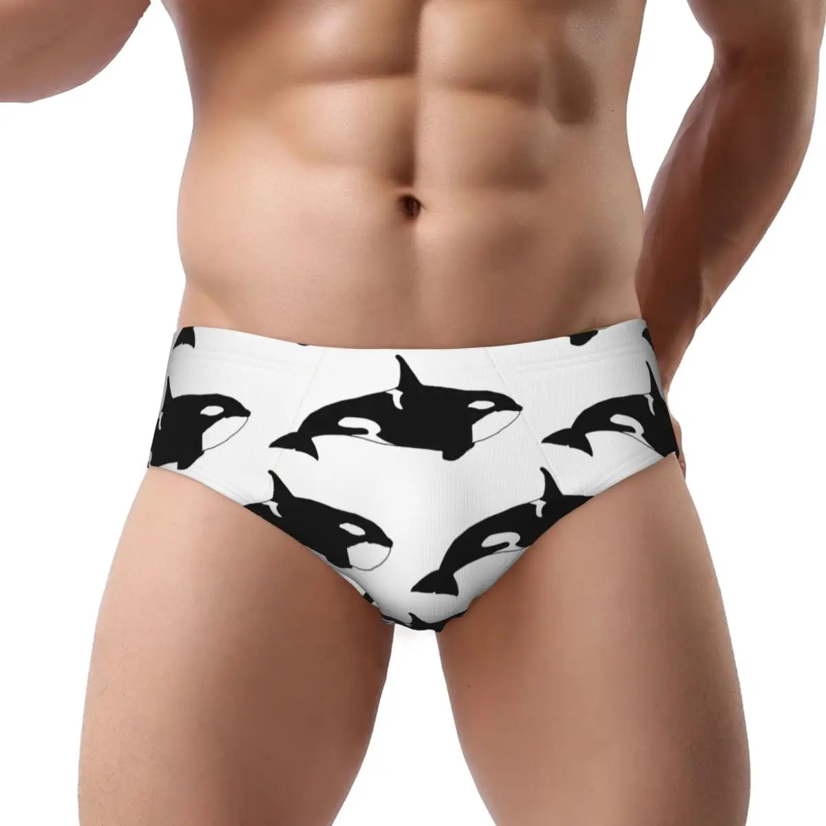 

Killer Whale (Orcinus Orca) Men's Triangle Panties Comfortable Boxer Underpants Short Underwear for Homme Man Boyfriend Gifts