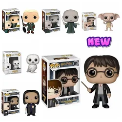 Rock-bottom Price Funko Pop Harries Potters 01# 05# 06# 19# 75# 76# Snape Malfoy Dobby Hedwig PVC Figure Collectible Model Toys