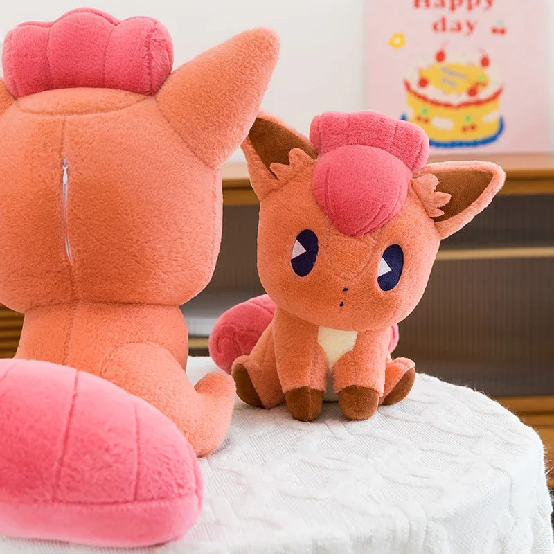 

35/65cm Pokemon Vulpix Plush Toys Anime Doll Cartoon Fox Large Pokémon Plushie Kawaii Stuffed Gift for Kids Xmas Birthday