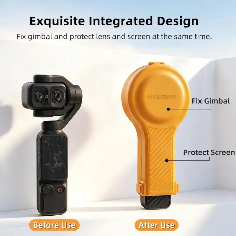 Protective Case for Pocket 4P Camera Shell Top Cover Filter Slot Design K1KF