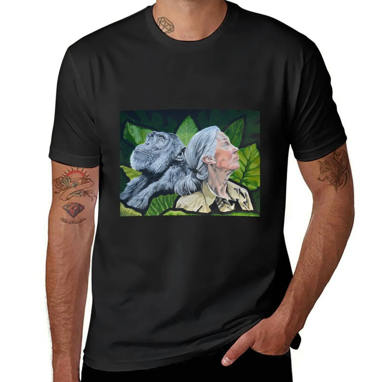 

Jane Goodall T-Shirt boys whites custom t shirt croswit shirt man tees luxury clothes men