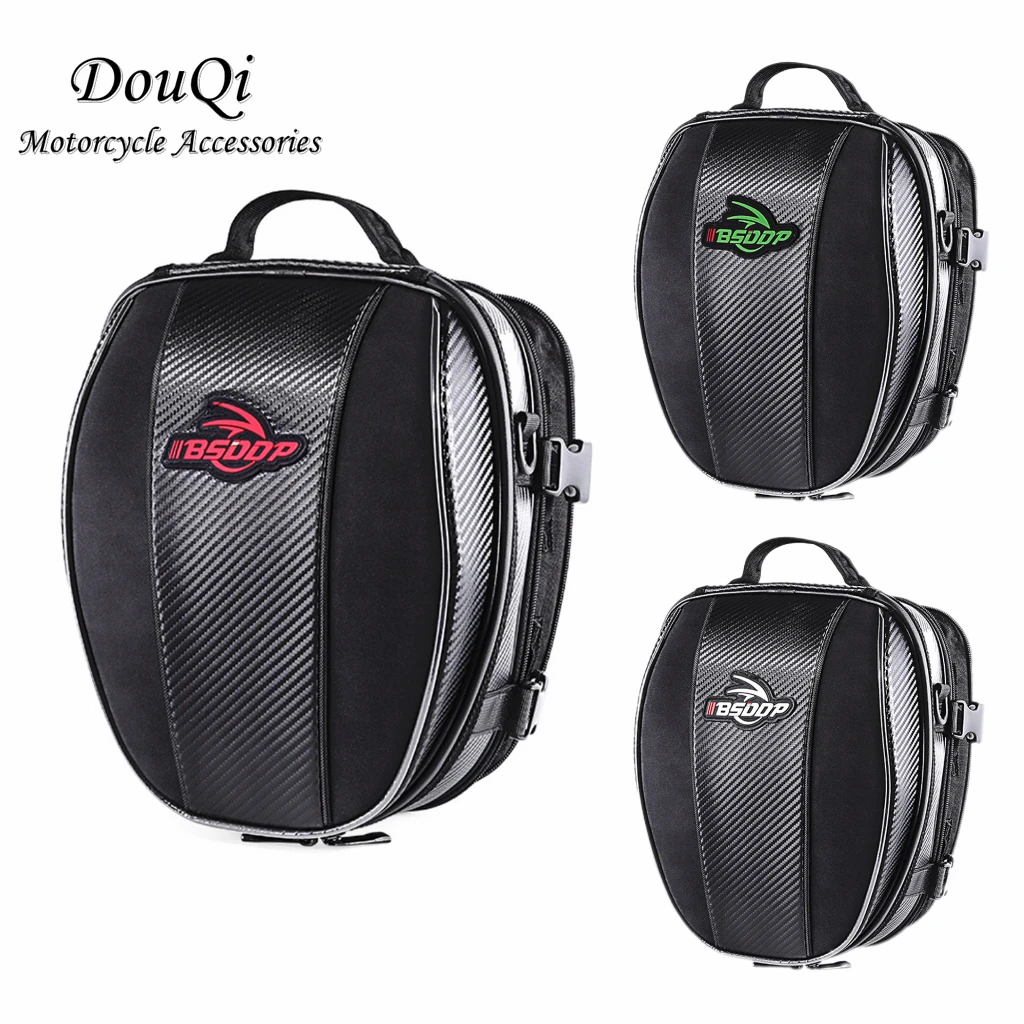 Motorcycle Bag Waterproof Fuel Tank Bag Rear Seat Bag Moto Equipment Multi-functional Durable Rear Motorcycle Seat Bag 3 Colour