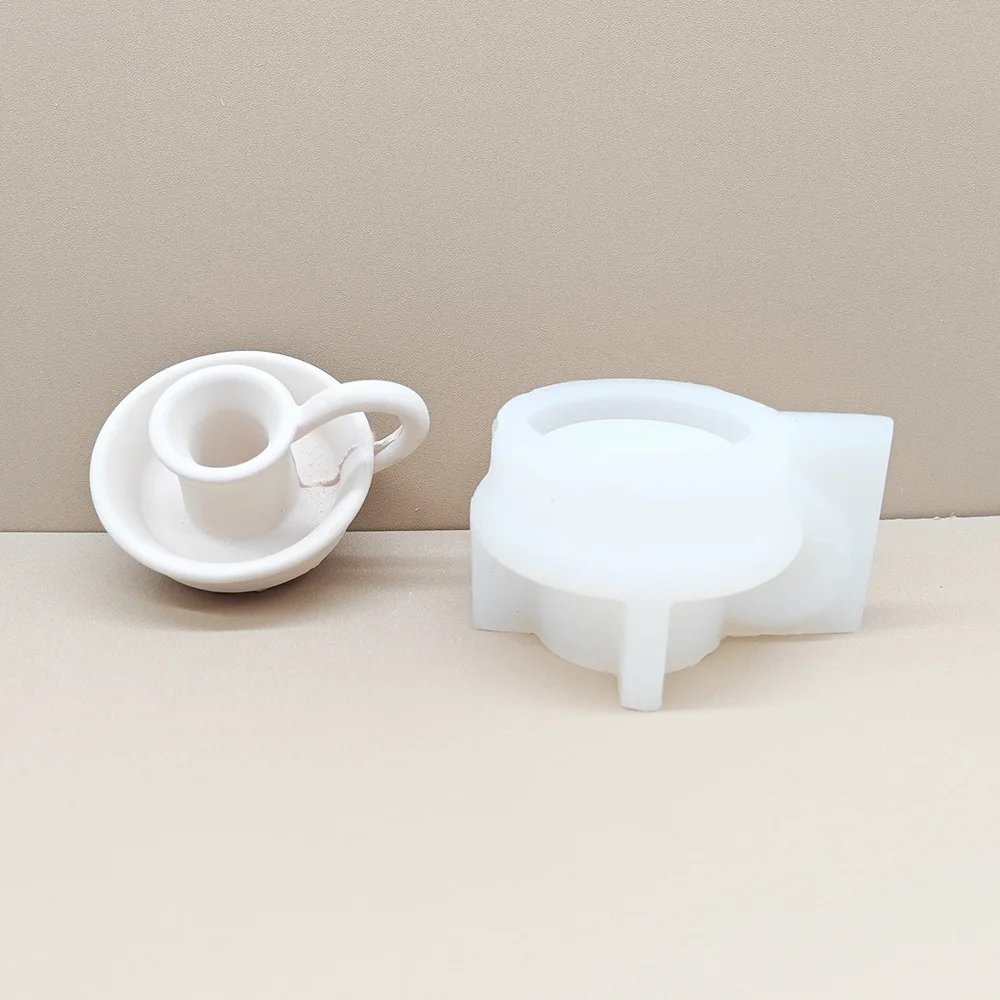 

Специальная силиконовая форма для чайных подсвечников, бетонные подсвечники, формы для изготовления керамики ручной работы