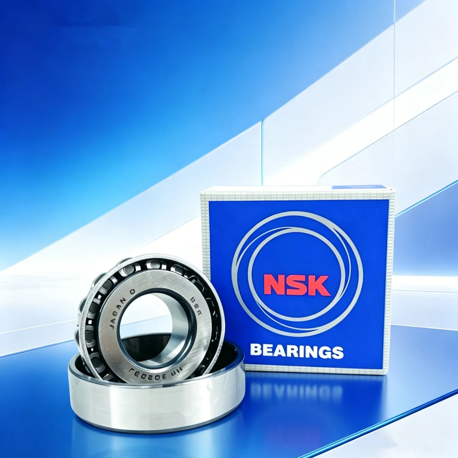 NSK 30200 30201 30202 30203 30204 Single Row Design Tapered Roller Bearings Cone Bearing  HR30201J