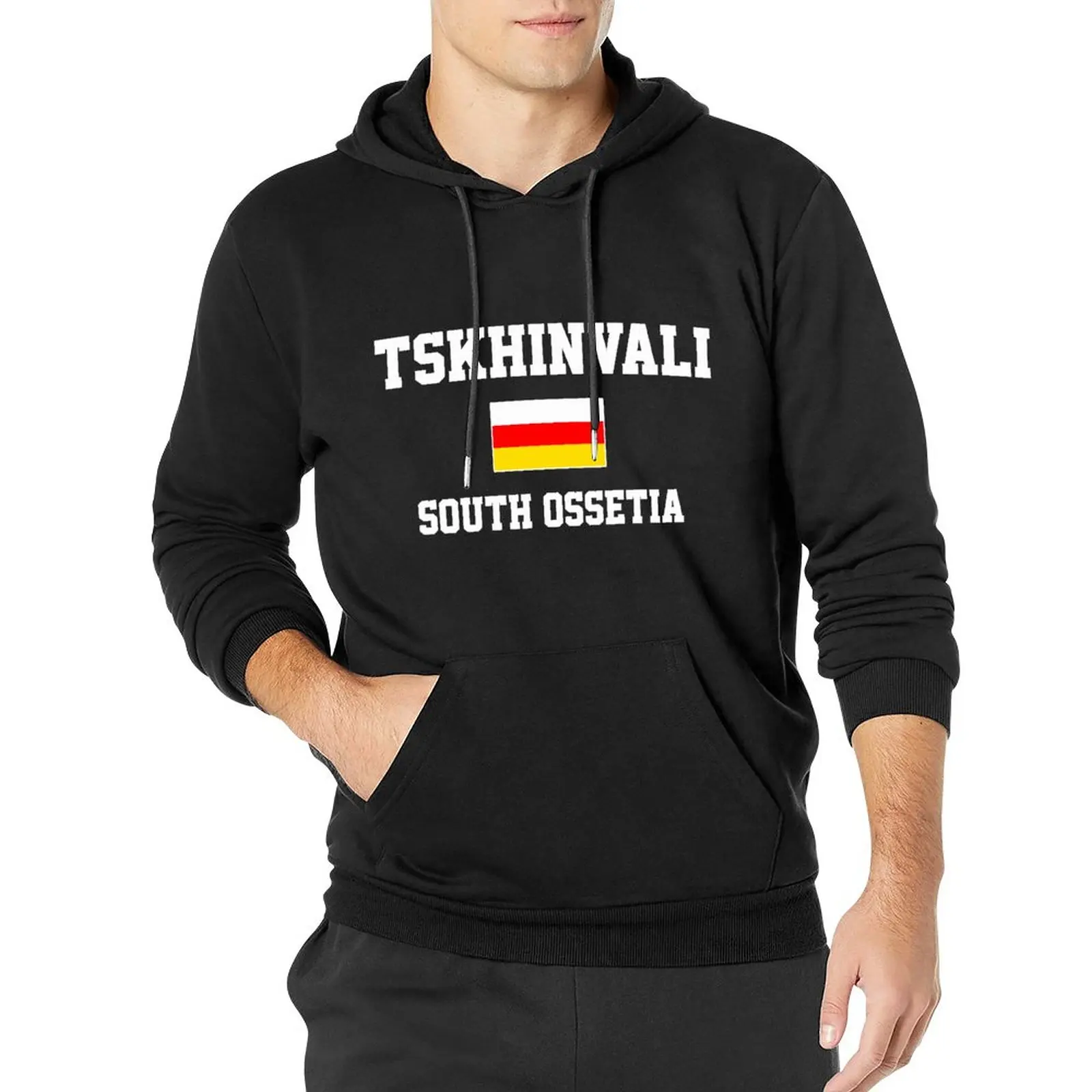 

Men Women Hoodies South Ossetia Tskhinvali Est. Capital Hoodie Pullover Hooded Hip Hop Sweatshirt Cotton Unisex
