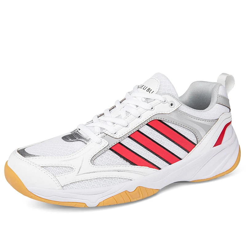 Sapatos masculinos profissionais, sapatos de badminton, resistente ao desgaste, respirável, impermeável, anti-derrapagem e tênis absorvente de choque