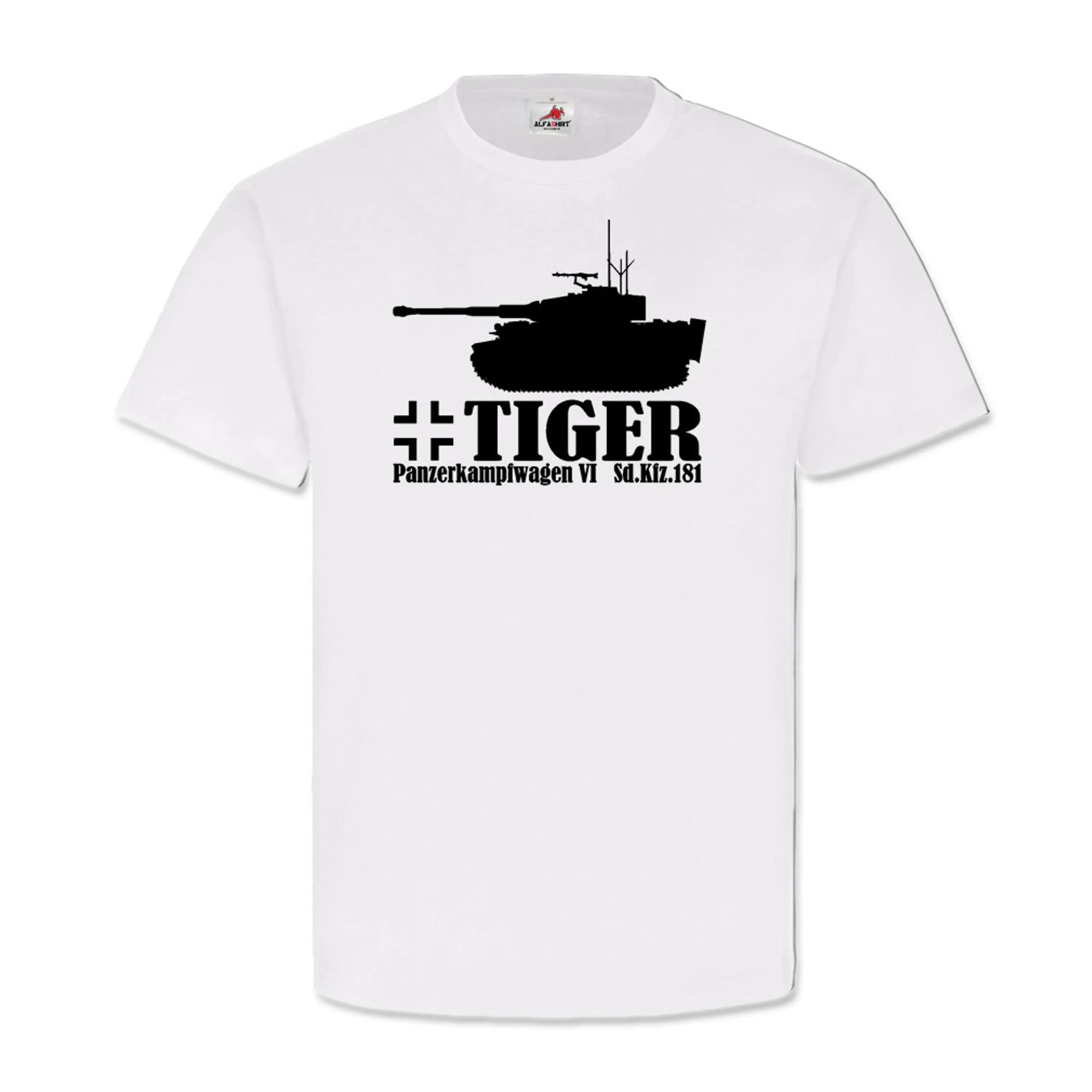 

WWII Germany Army Armored Forces Tiger Tank T-Shirt. Summer Cotton Short Sleeve O-Neck Mens T Shirt New S-3XL