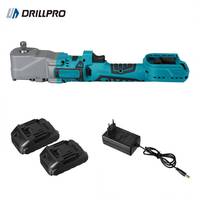 Drillpro 1/2 Inch 1100N.m Square Cordless Brushless Ratchet Wrench Screw Nut 2 Gear Electric Screwdriver for Mak 18V Battery