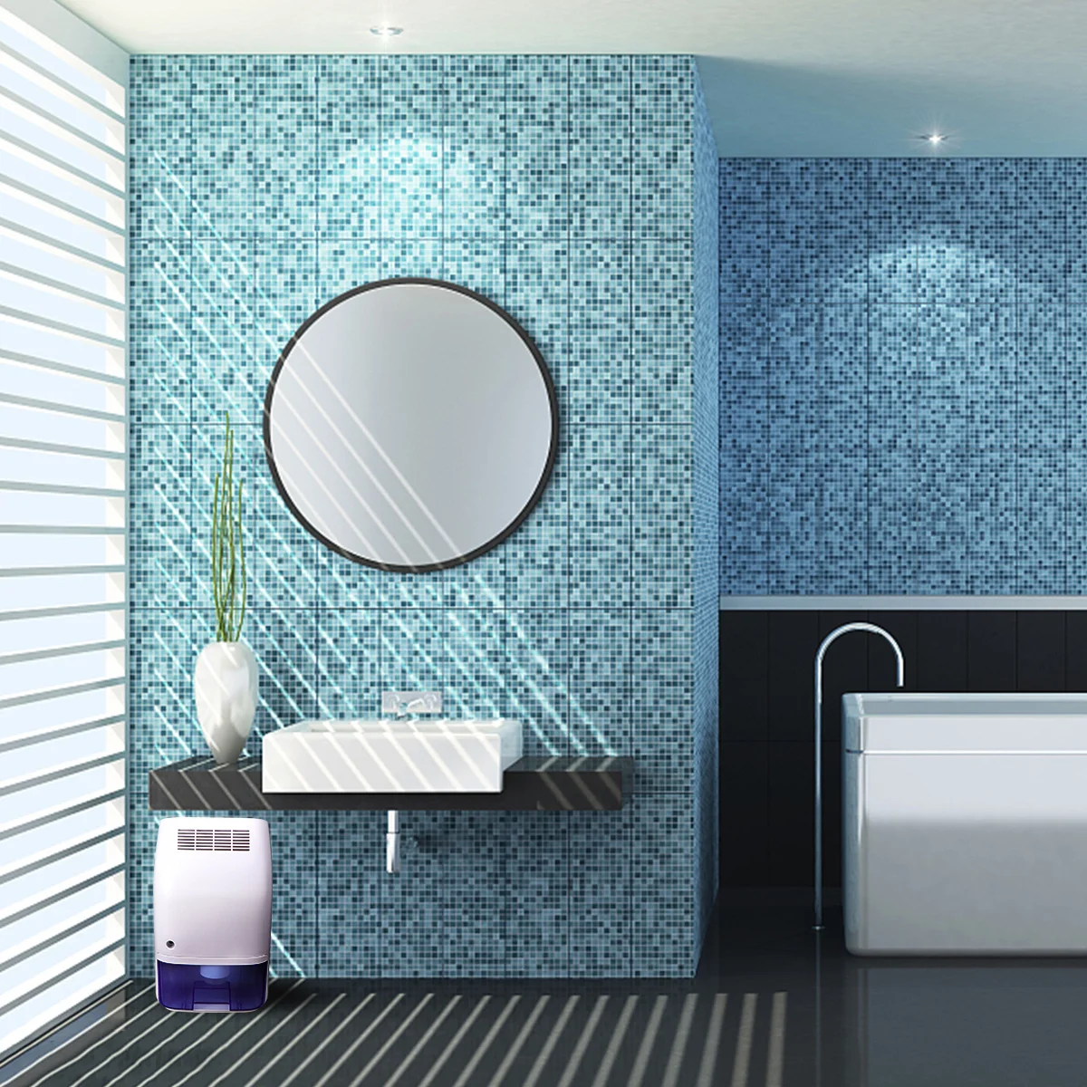 

Compact Electric Mini Dehumidifier For Closet Bedroom Wardrobe Damp Moisture Removal Small Air Dryer Home Use Uk Plug