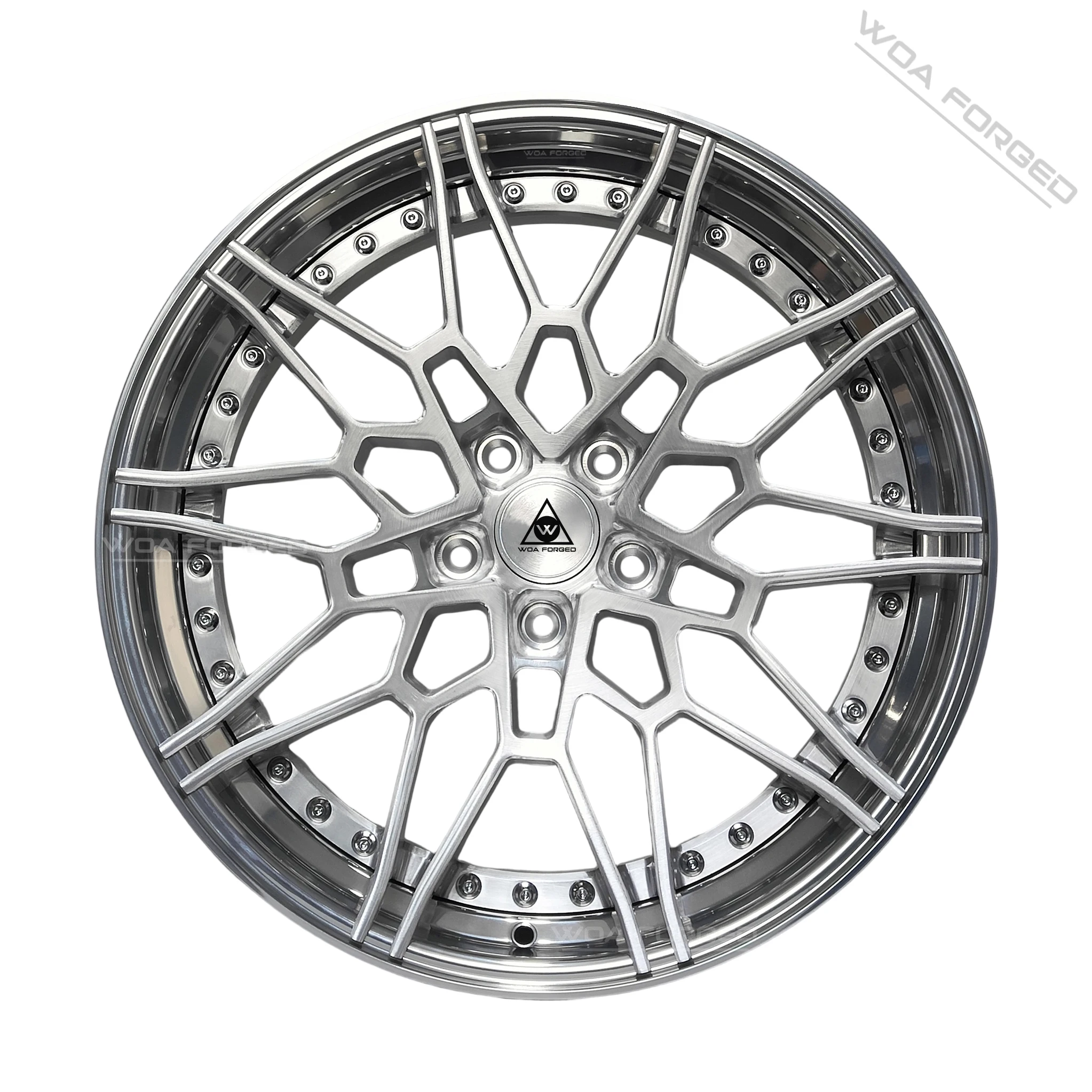 

Factory Hotsale 2 Piece Aluminum Alloy Forged Wheels 17 18 19 20 21 22 Inch 5x112 5x114.3 5x120 Multi Color Rim for BMW 826M