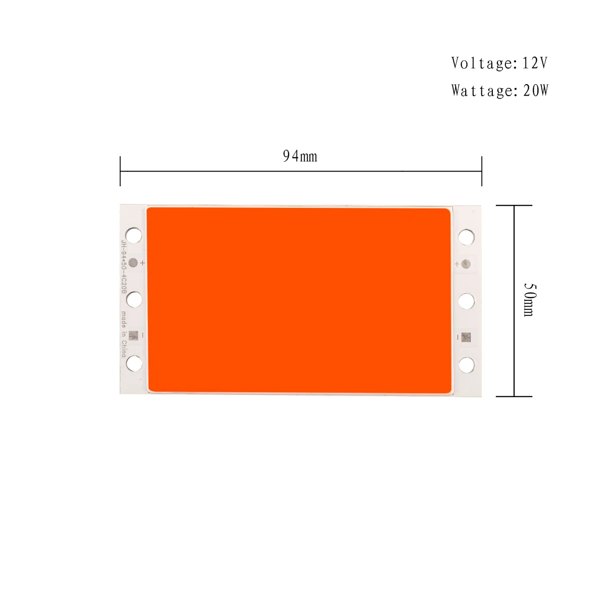 DC 12V COB LED Light Strip Module 2000LM Ultral Bright Warm Cool White Blue Red COB Chip On Board Matrix