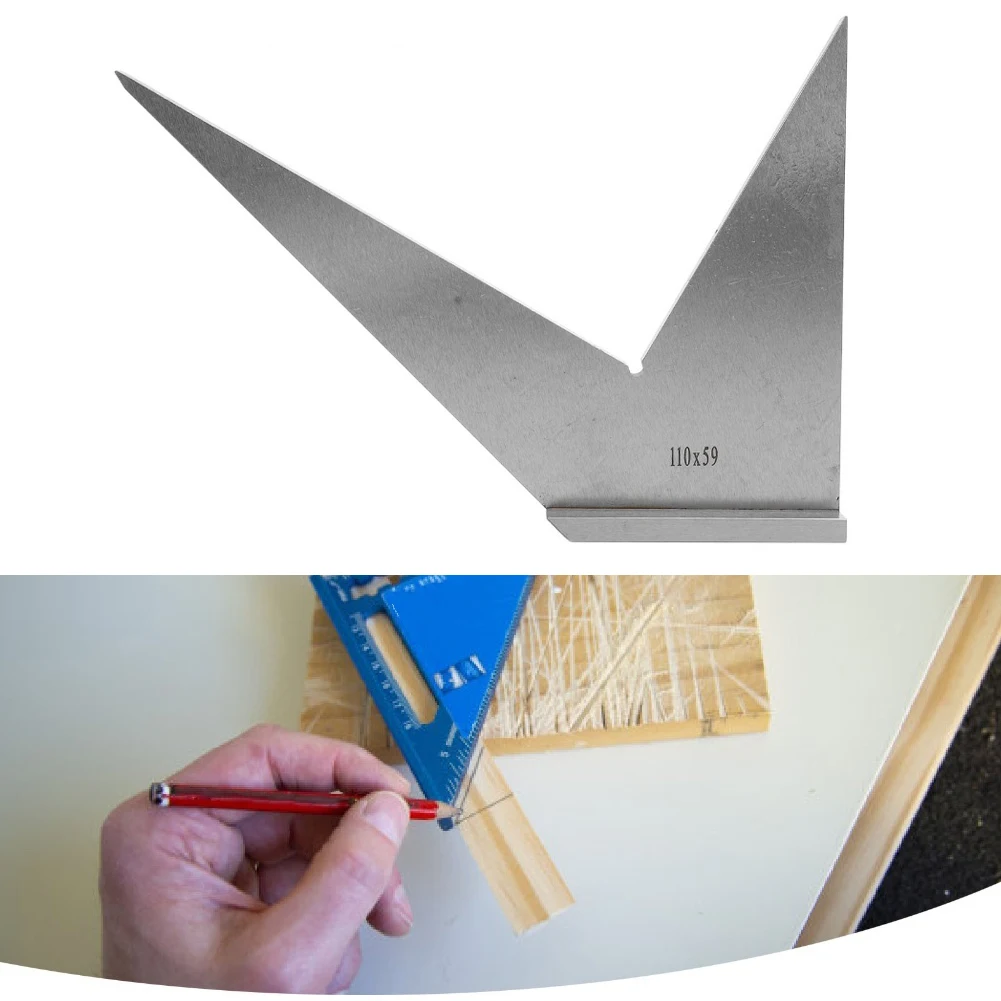Multi-angle Beveled Angle Ruler With Base, Angle Gauge, Protractor, Angle Meter  For Test Measurement Tool Accessory