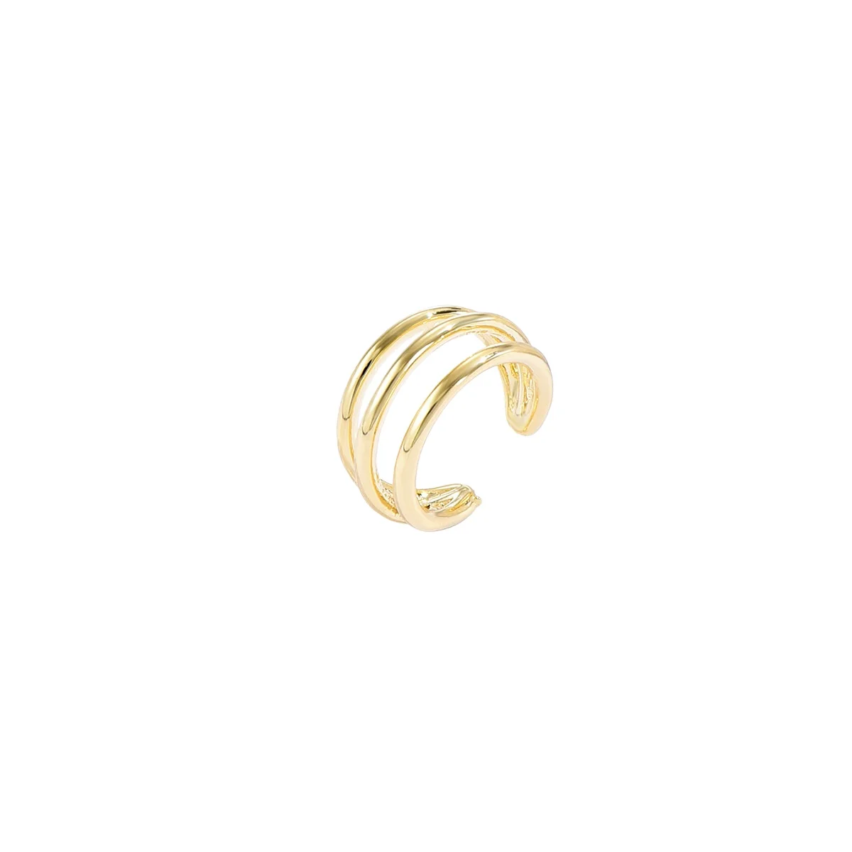 

YCP New Minimalist Ear Cuffs Smooth Multi-Line Clip-On Earrings Small Hypoallergenic Earclips for Women