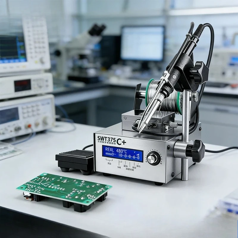 Electric Soldering Machine 75w Semi-automatic Foot-operated Soldering Station Welding Iron for LED Digital Circuit Board Solder