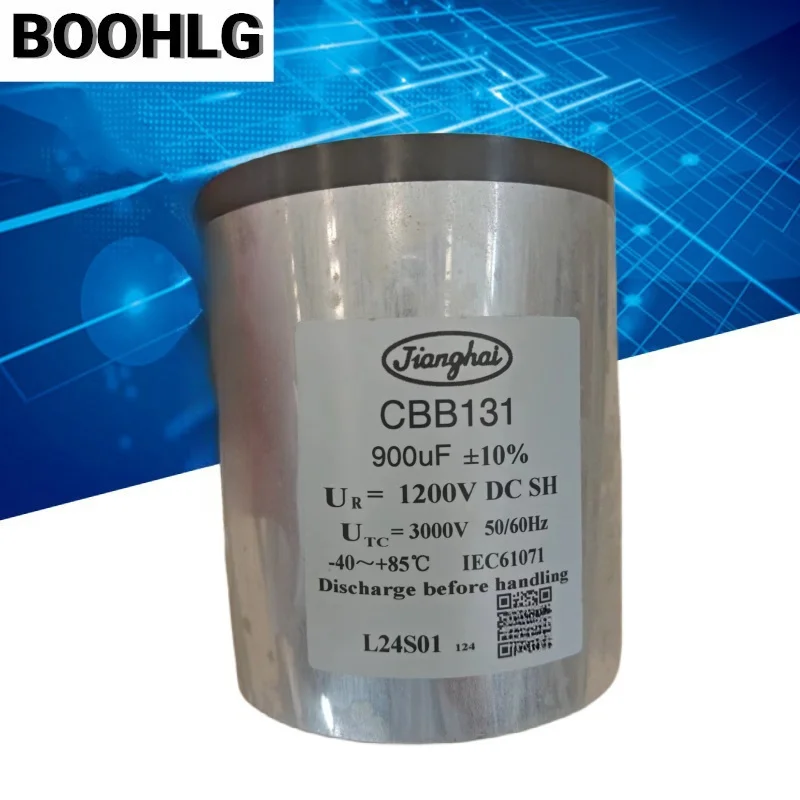 

1PCS film capacitor 1200v 900uf poleless capacitor energy storage capacitor 116x136