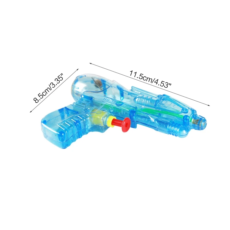 5 Pcs Children\'s Toy Water Guns Mini Transparent Squirt Water Guns Kids Summer Outdoor Fight Beach Blaster Toy Fight Toy