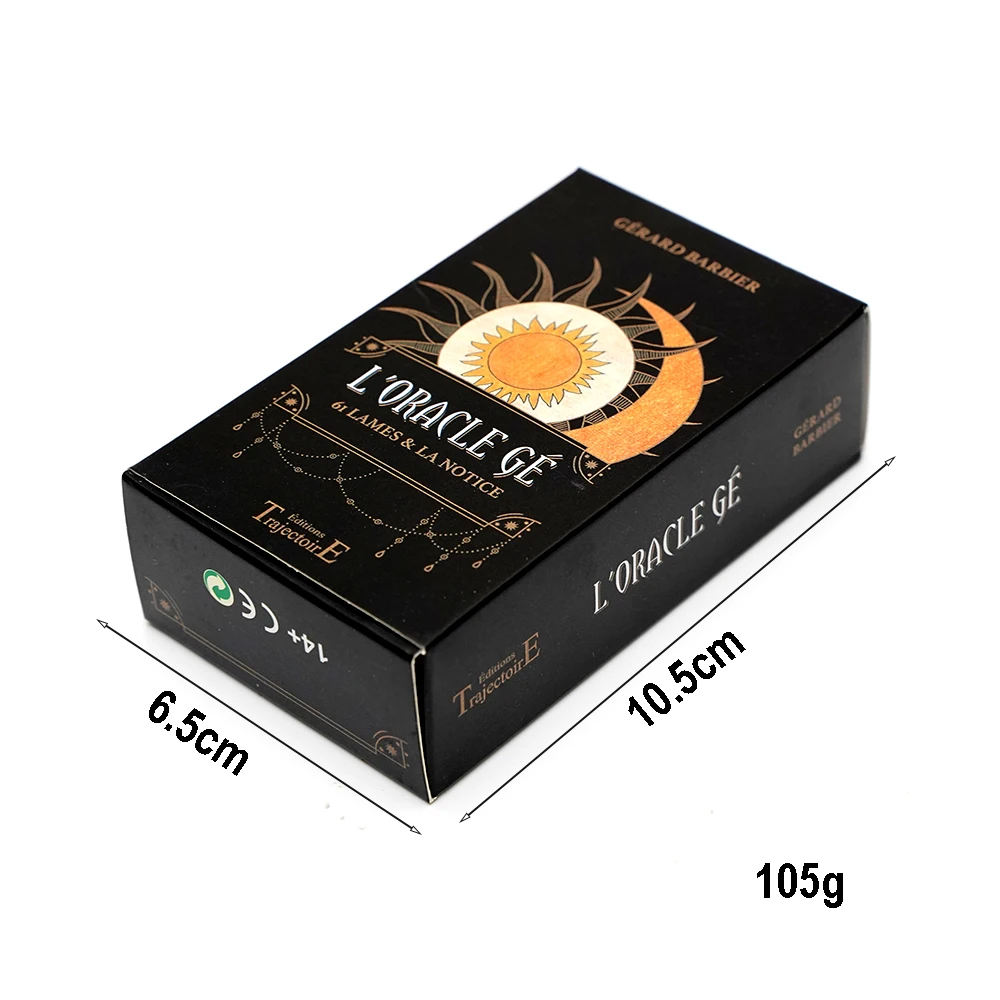 L'Oracle Gé - 61 لامز ولا إشعار Cartes de tarot Franceises Oracle divin Ce juego divinatoire au graphisme simple et éloquent c
