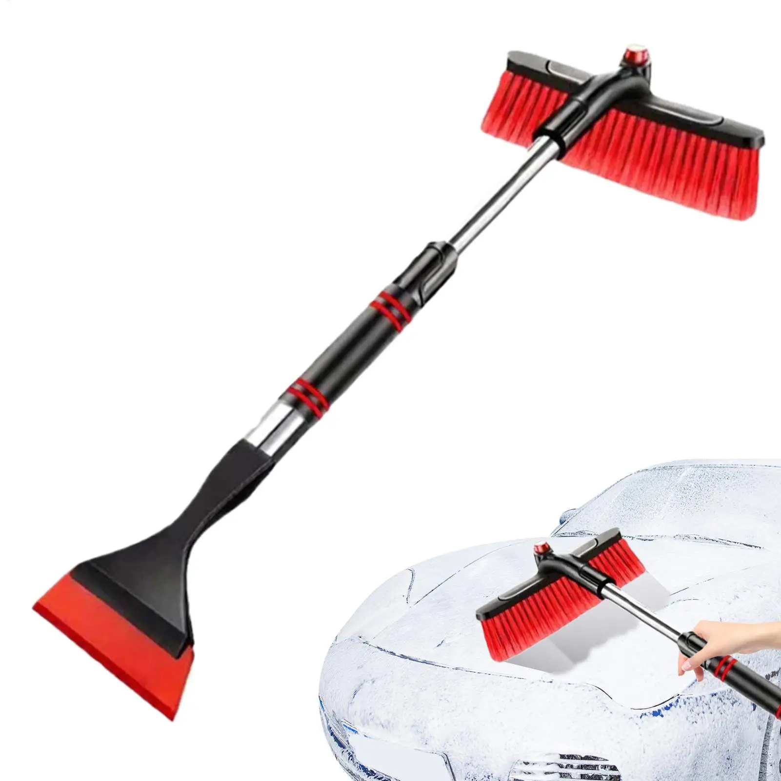 

Автомобильный скребок для снега, сверхмощная выдвижная автомобильная лопата для чистки окон для автомобиля, грузовика, внедорожника, мороз, зима для мужчин и женщин