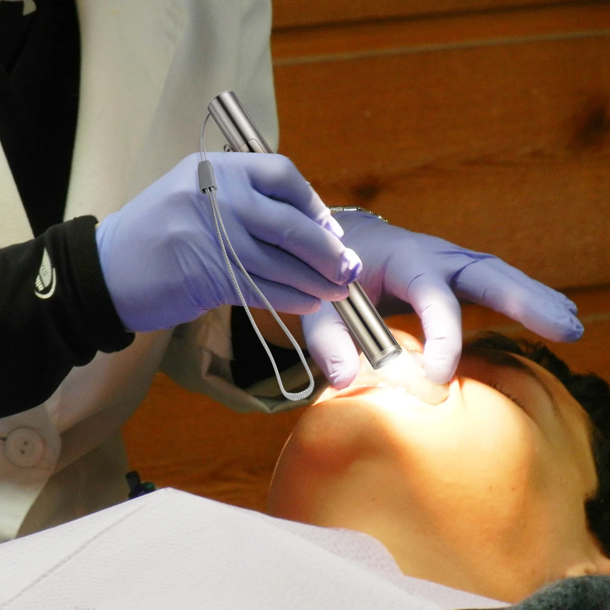 

Led Stainless Steel Rechargeable Usb Powered Compact For Doctors Nurses Medical Students Teaching Equipment Pen