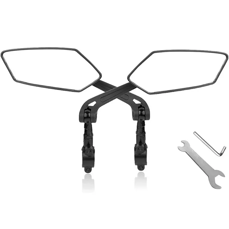 Универсальная ручка отражателя, зеркало заднего вида, безопасное 360° °   Вращающееся боковое зеркало для мотоцикла, электрического скутера, велосипедного автомобиля