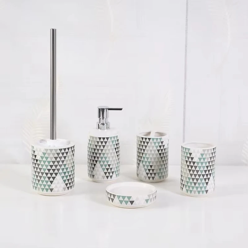 

Attractive household items and reasonable prices Ceramic high-quality bathroom accessories set