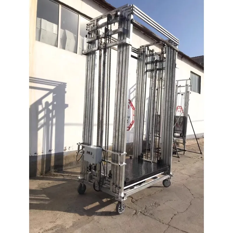 رافعة هيدروليكية متنقلة للديكور الداخلي والخارجي وجهاز تحكم عن بعد ومنصة رفع السقالات آلة قابلة للطي