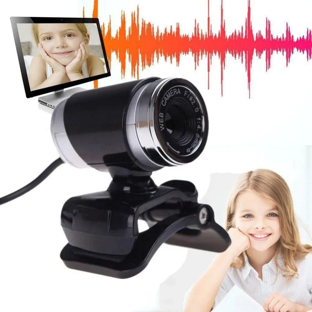 USB 50 Megapixel HD Webcam Web Cam Camera MIC for Computer PC Laptop Desktop