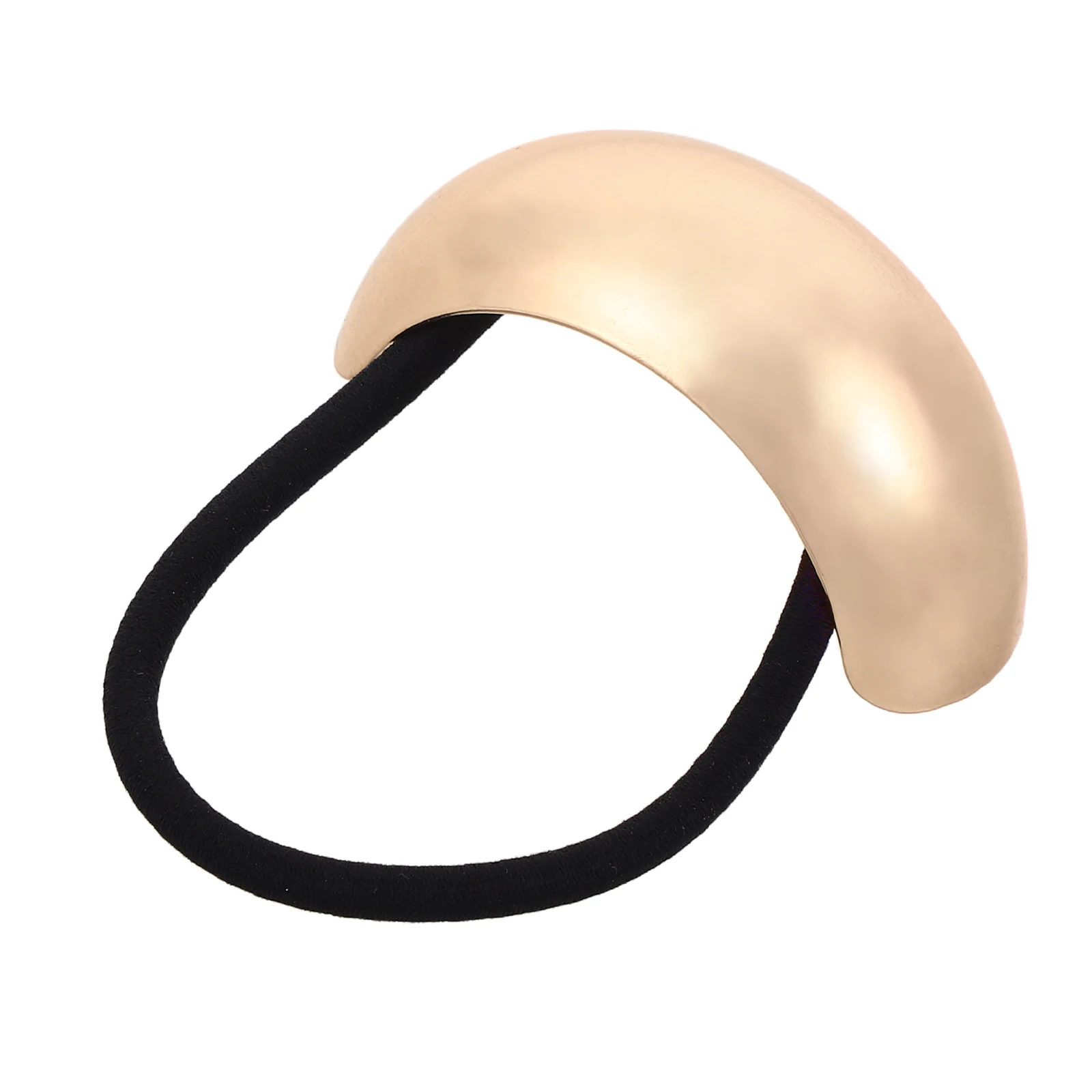 

Retro Ponytail Holder Metal Alloy Double Arch Cuff Durable Material Versatile Use Hair Band For Men Women Suitable All Styles