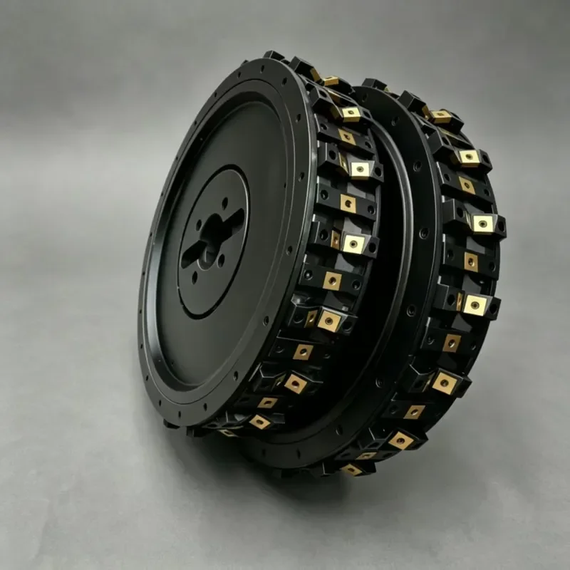 600mm Large Indexable Edge Milling Cutter Head High Precision Nitrided Face Mill Cost-Saving Replaceable Blade Machining