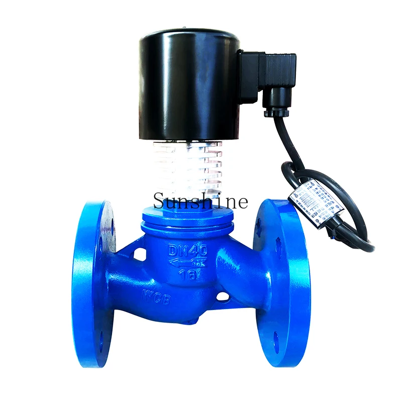 

300 ℃ high temperature cast steel flange energy-saving solenoid valve with heat dissipation function DN25-350