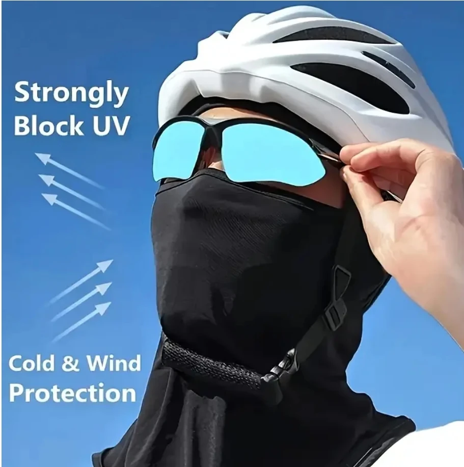 1/2PC Multifunctional Graffiti Punk Full Face Mask Sun Protection Balaclava Cap Outdoor Sport Riding Hat Breathable Quick-Drying