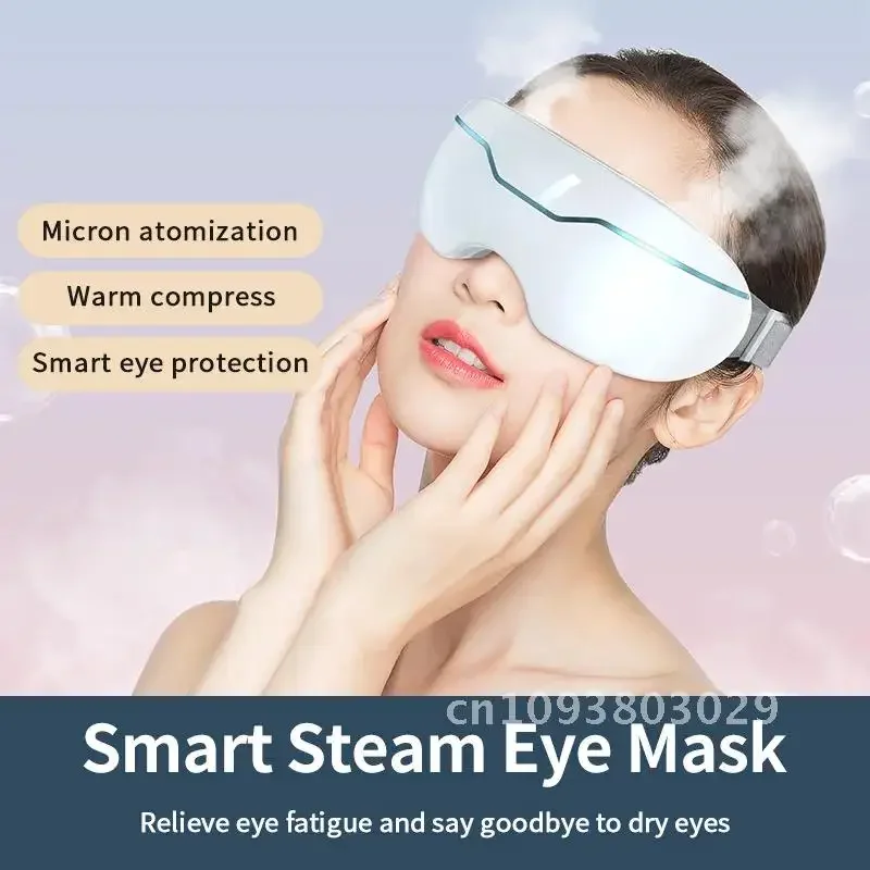 

Electric Nano For Eye Massager With Smart Heat Hot Compress Steam Mask Dry Eye Fatigue Relief Better Eye Strain Massage Sleep