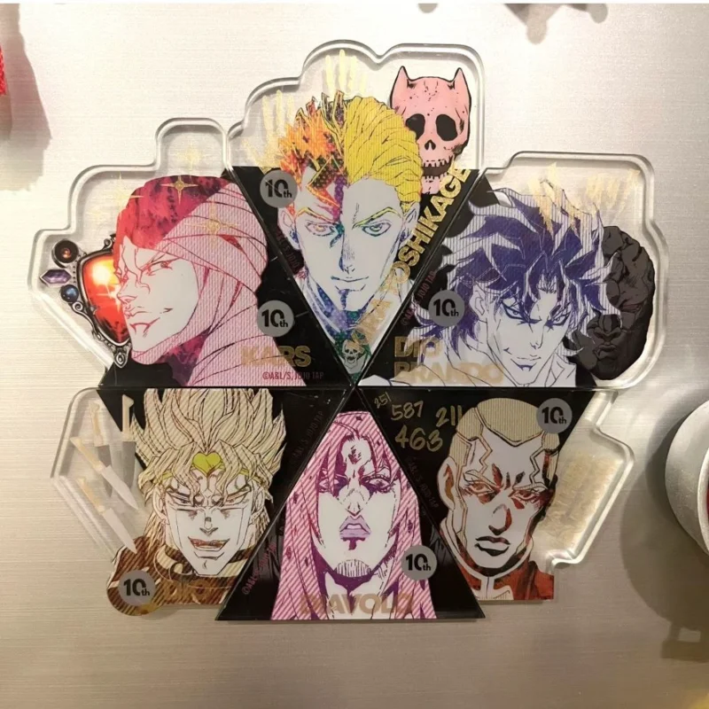 Irregular Comic Character Splicing Fridge Magnet Clear Acrylic Puzzle Decorative Magnet Strong Magnetic Sticker For Refrigerator