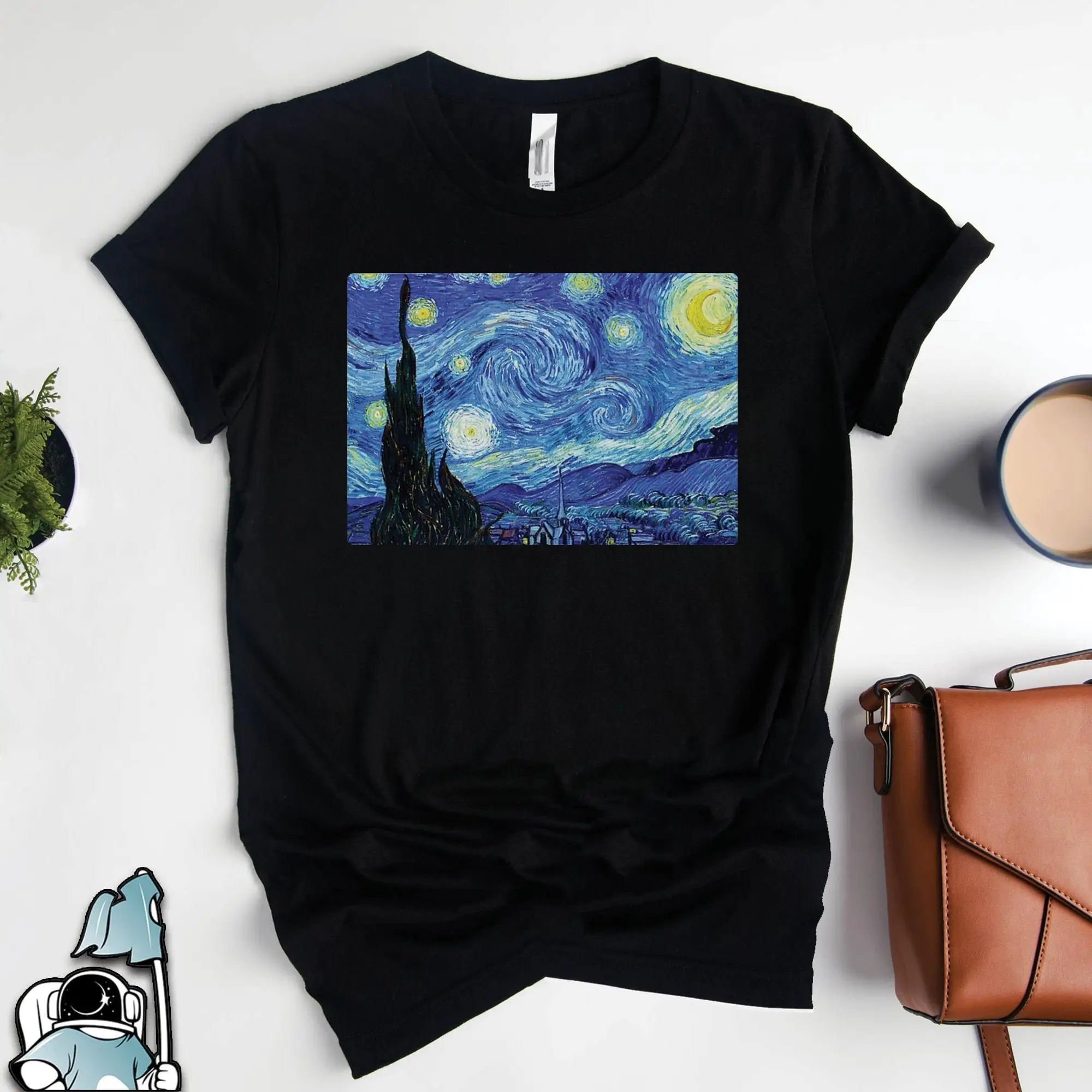 Starry NighT T Shirt Vincent Van Gogh Art s History Painting