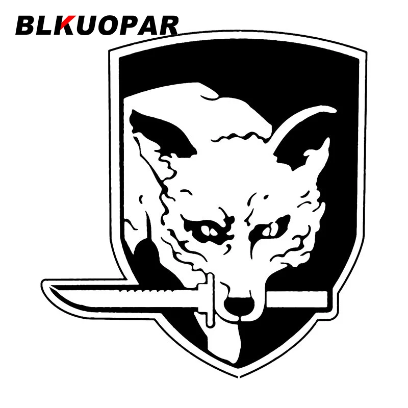 BLKUOPAR Fox Hound Car Stickers Scratch-Proof Graphics Personality Decal Decal Refrigerator Motorcycle Windshield Car Styling