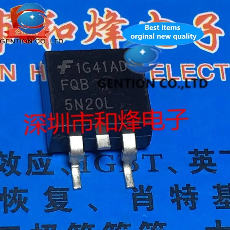 

10 шт. FQB5N20L TO-263 4,5 А 200 В в наличии 100% новые и оригинальные
