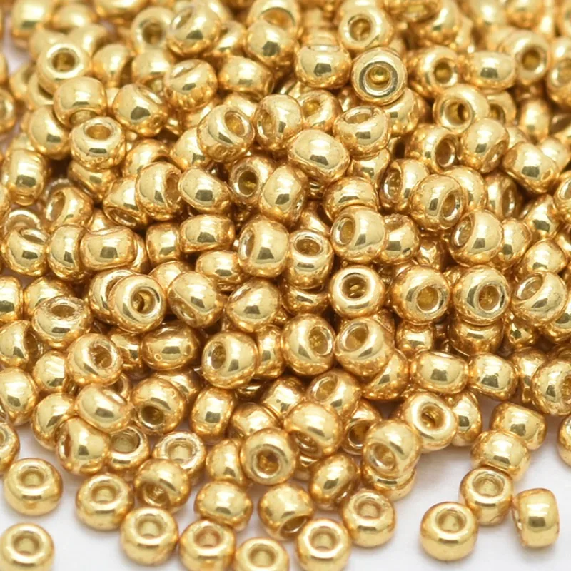 Miyuki Round Beads Metallic Luster Series Japanese Round Rocailles Glass Seed Beads for Jewelry Making