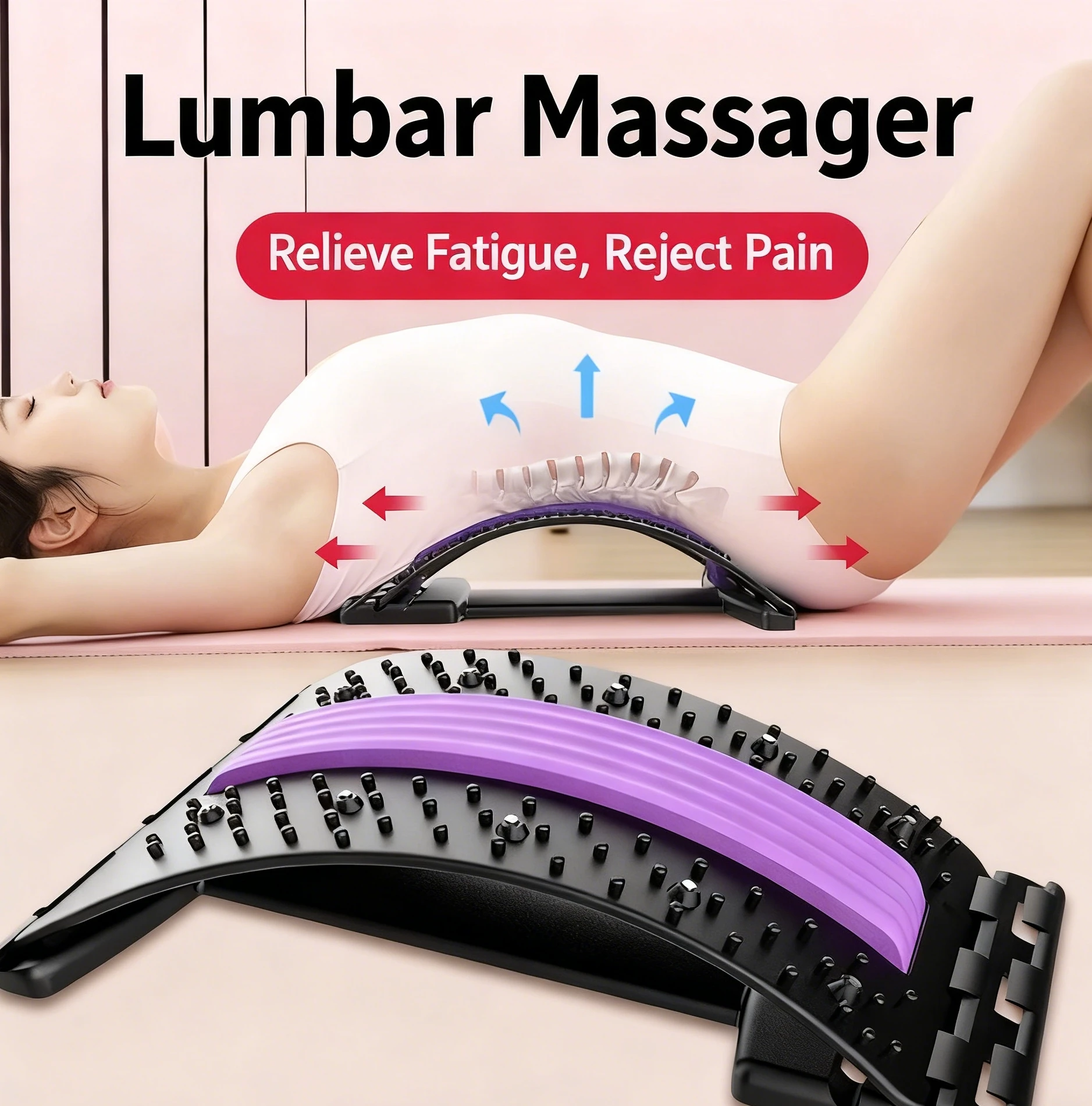 Массажер-растяжитель для поясн – обзор и цена Back Stretcher Lumbar