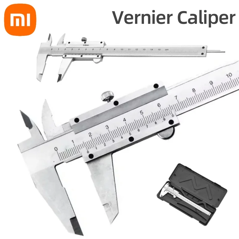 Xiaomi Stainless Steel Vernier Caliper Gauge 150mm Sliding Gauge Professional Measure Tool Inside Outside Pachymeter Depth Ruler