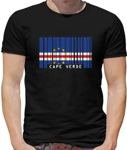 Cape Verde Flag Mens T-Shirt - Cabo Verde - Republic - Praia - Country - Travel